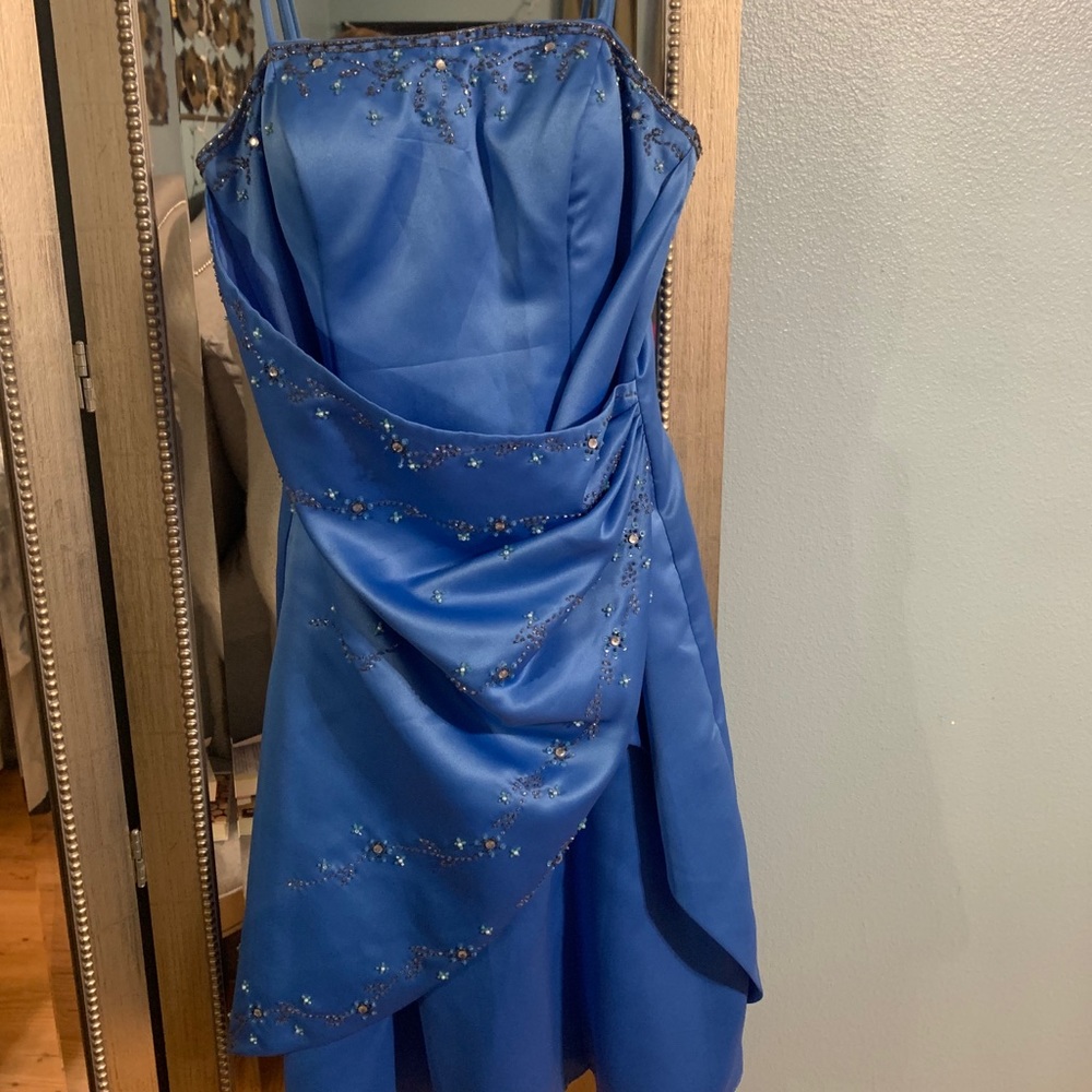 Blue Cocktail Dress